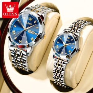 Olevs9931 Couple Watch (BLUE)
